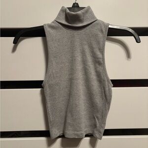 Cropped Turtleneck Tank
